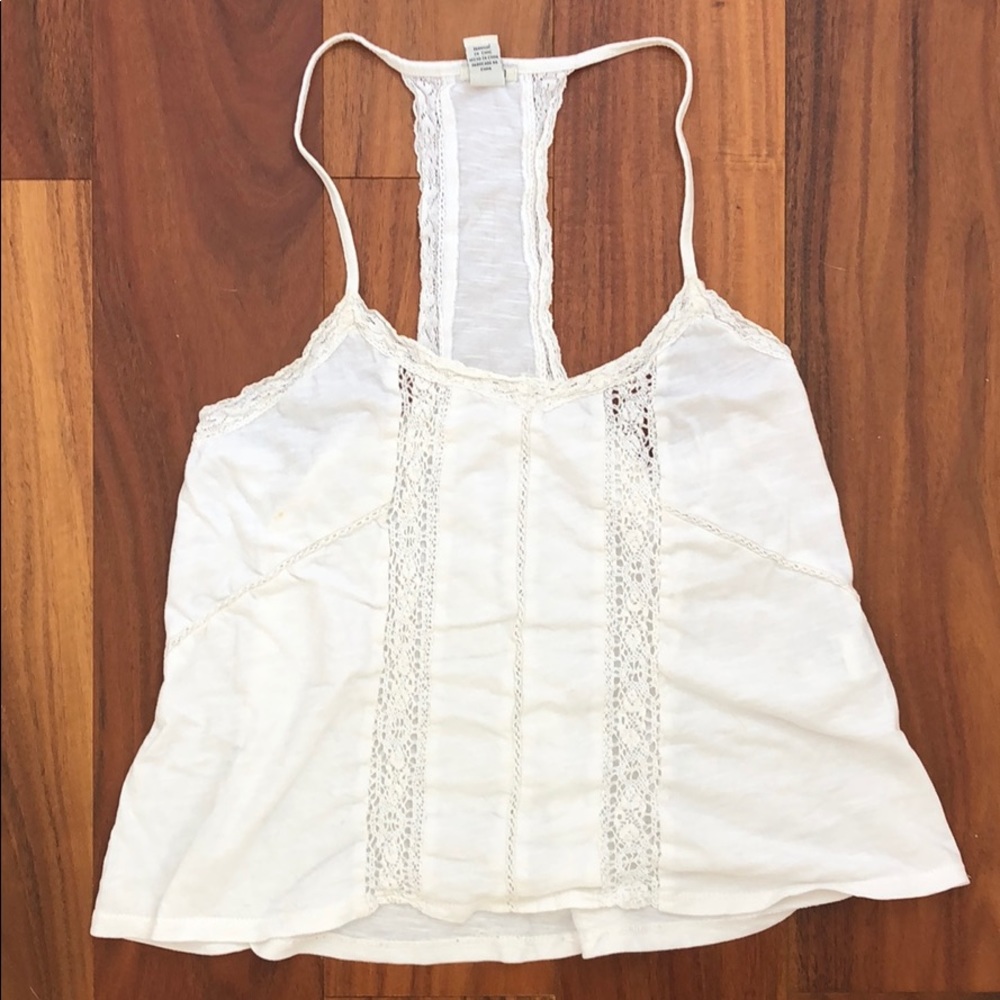 White Lace Tank (FREE WITH PURCHASE FROM CLOSET)